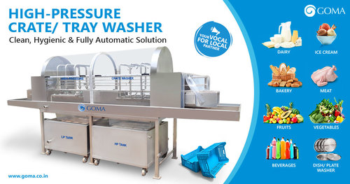 High Pressure Crate Washer By Goma Engineering Pvt. Ltd.