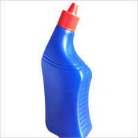 Toilet Cleaner Bottle - Plastic, 10 Inch Height , 500 Ml Capacity, Blue Color, Screw Cap Design, Long Neck For Precision Application