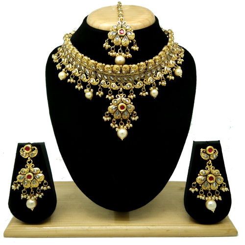 Immitation Jewellery Antique Necklace Set
