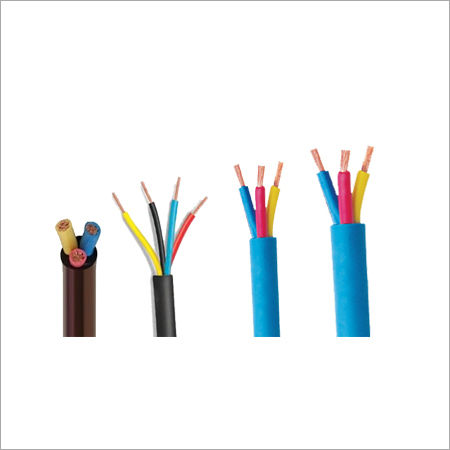 Pvc 3 Core Submersible Round Cable