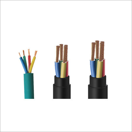 PVC 4 Core Submersible Round Cable