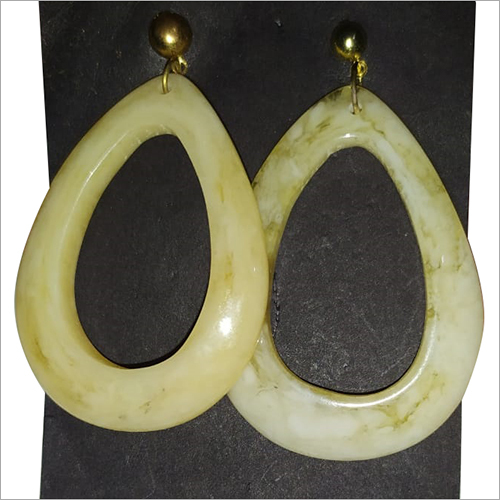 Round Oval Artificial Earring
