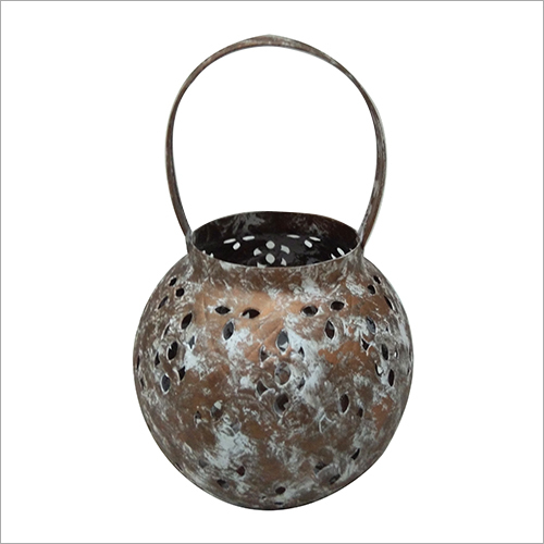 Round Antique Finish Lantern