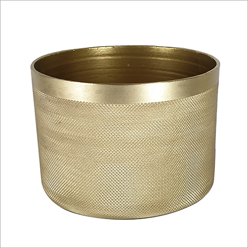Indoor Brass Planter - Coated Brass Finish | Elegant for Home and Office Use, Stylish Decor
