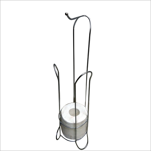 Iron Free Standing Toilet Roll Holder