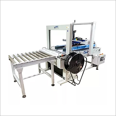 Sealing And Strapping Combo Machine