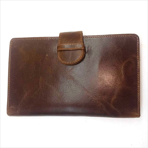 Brown Leather Travel Wallet