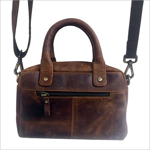 Brown Leather Bag Gender: Unisex