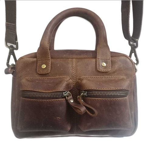 Brown Designer Leather Bag