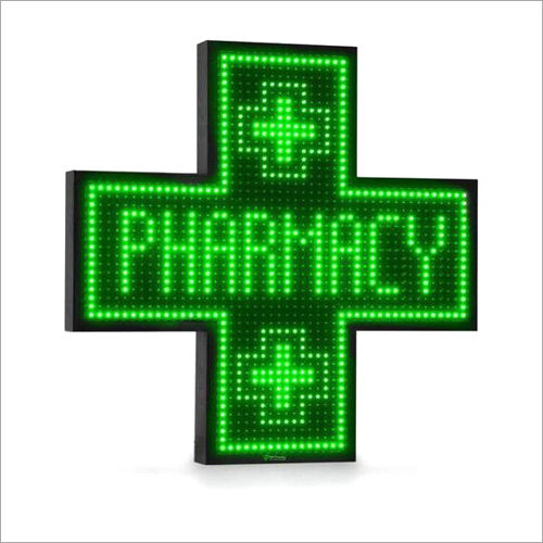 Pharmacy Plus Sign Led Scrolling Display Input Voltage: 220 Volt (V)