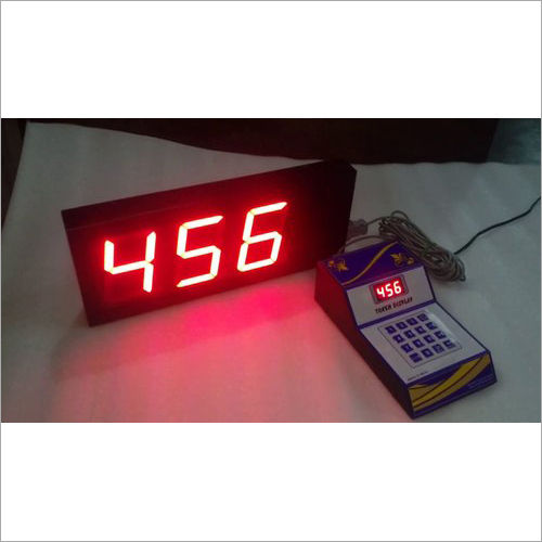 Token Display With Bell System Body Material: Mild Steel