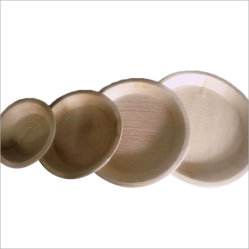 Multi Size Areca Leaf Bowl - Areca Leaf Material, Various Sizes Available, Natural Brown Color | Eco-Friendly for Parties, Weddings, and Picnics