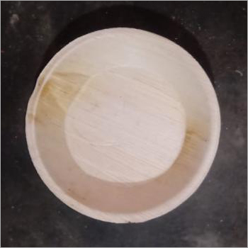 Small Areca Leaf Bowl - 6 Inch, Eco Friendly Material | Ideal for Parties, Sustainable Areca Leaf Design, Perfect for Serving Snacks