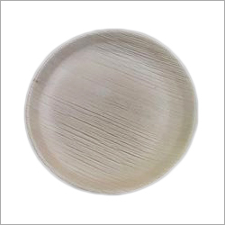 Round Areca Leaf Plate - Areca Leaf Material, 6 & 12 Inch Sizes | Eco-Friendly, Tear Resistant, Ideal for Parties and Food Serving
