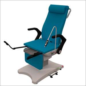 GYN Examination Chairs With Blue Upholstery