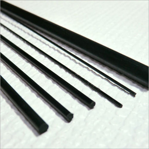 Round Black Carbon Fiber Rod