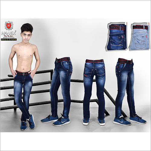 Boys Stretchable Blue Jeans