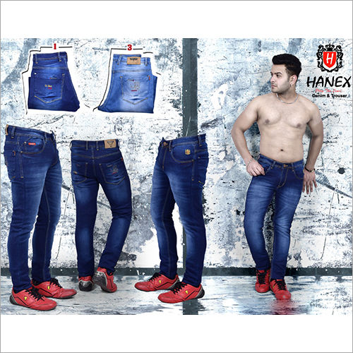 Faded Blue Mens Jeans Manufacturer Bootcut