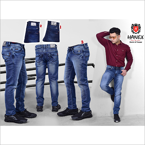 Mens Ankle Length Denim Jeans