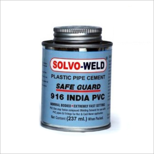 237 ml PVC Solvent Cement Adhesive By SOLVO-WELD ADHESIVES (INDIA) PRIVATE LIMITED