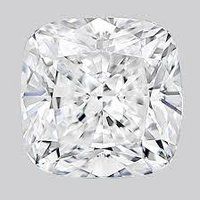 0.55ct Diamond E VS1 IGI Certified Lab Grown HPHT SQUARE CUSHION MODIFIED BRILLIANT CUT TYPE2