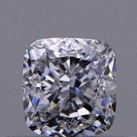 0.57ct Diamond F SI1 IGI Certified Lab Grown HPHT SQUARE CUSHION MODIFIED BRILLIANT CUT TYPE2A