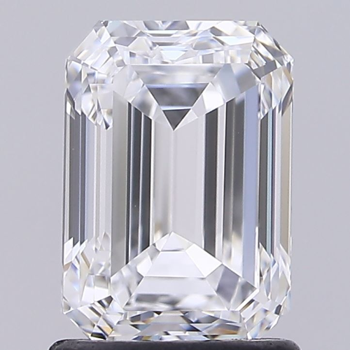 1.54ct Diamond D VVS1 IGI Certified Lab Grown CVD Emerald BRILLIANT CUT TYPE2A