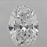 1.01ct Diamond D VS1 IGI Certified Lab Grown HPHT OVAL BRILLIANT CUT TYPE2