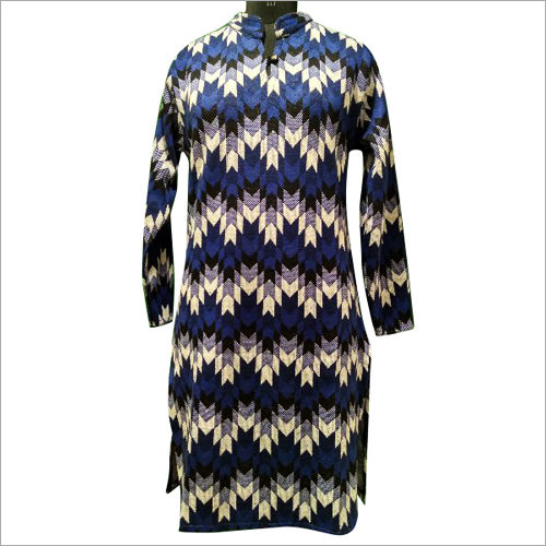 Blue Woolen Kurti