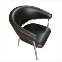 Office Reception Chair - Leather, 22 X 20 X 30 Inches | Black, Steel Frame, Sweat Proof, Easy Assembly, 1 Year Warranty, Ergonomic Comfort