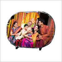 Oval Stone Photo Frame
