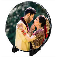 Round Stone Photo Frame