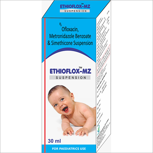 30 ml Ofloxacin Metronidazole Benzoate and Simethiicone Suspension