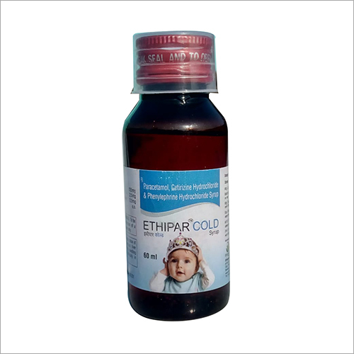 60 ml Paracetamol Cetirizine Hydrochloride Syrup