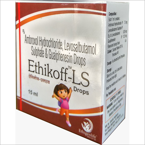 15 ml Ambroxol Hydrochloride Levosalbutamol Sulphate andGuaiphenesin Drop