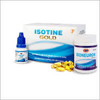 Isotine Gold Eye Drop and Softgel Capsule