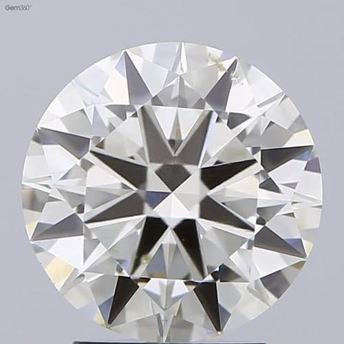 3.00ct Diamond K SI1 IGI Certified Lab Grown CVD ROUND BRILLIANT CUT TYPE2A