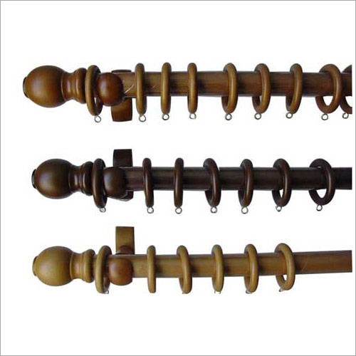 Wood Curtain Rod By AARON INDIA