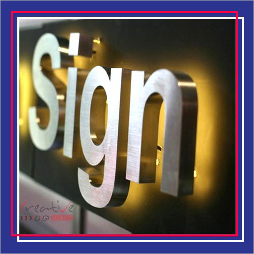 SS Glow Sign Board