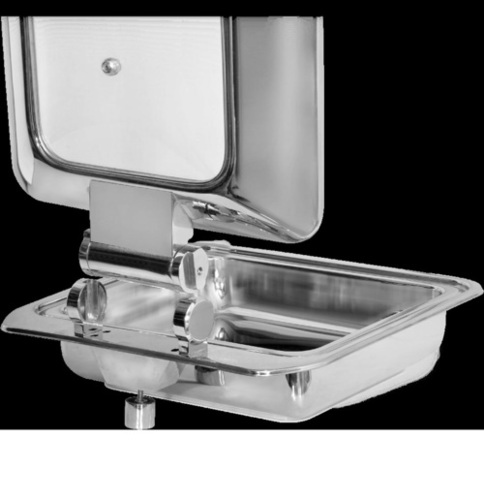 Rectangular Chafing Dish With Glass Lid