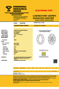 2.02ct Diamond H VS2 IGI Certified Lab Grown CVD OVAL BRILLIANT Cut TYPE2A