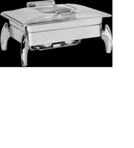 Rectangular Chafing Dish-Fancy Legs With Glass Lid
