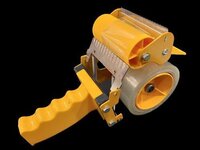 Tape Dispenser - BOPP Material, 2 Inch Size, 4x4x4 Inch Dimensions, Yellow Color | Elegant Design, Lightweight with Long Service Life
