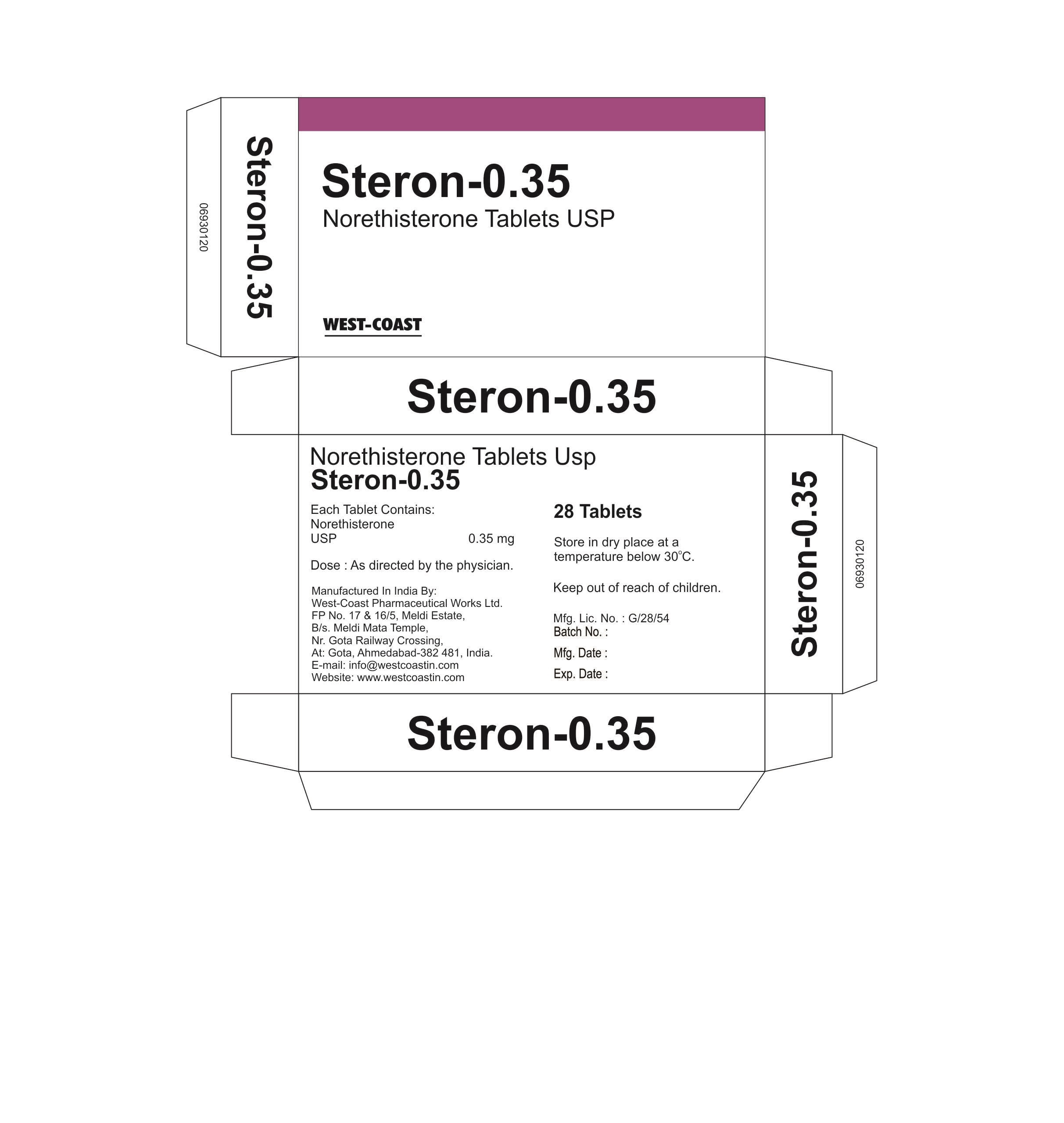 Norethisterone Tablets USP