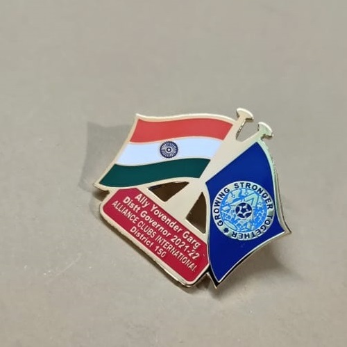 Alliance club flag lapel pin By SHIVAM ENTERPRISES