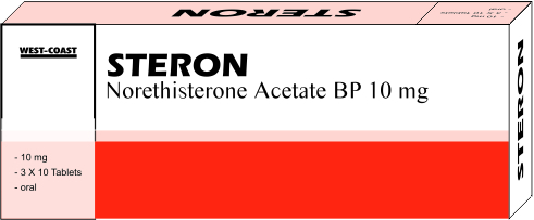 10 Mg Norethisterone Acetate Bp Application: -