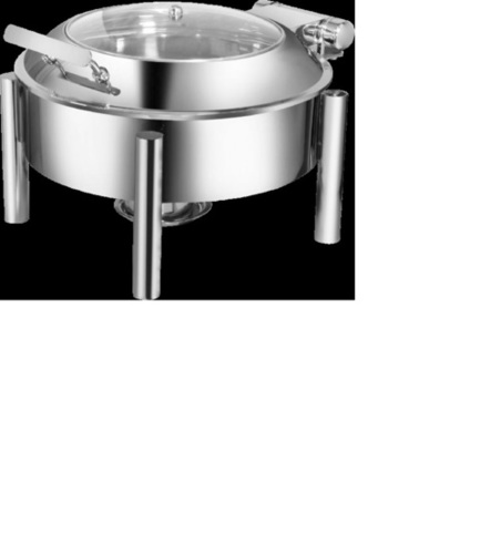 Round Chafing Dish With Pipe Legs