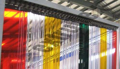 Multi Color Pvc Strip Curtains Multicolor