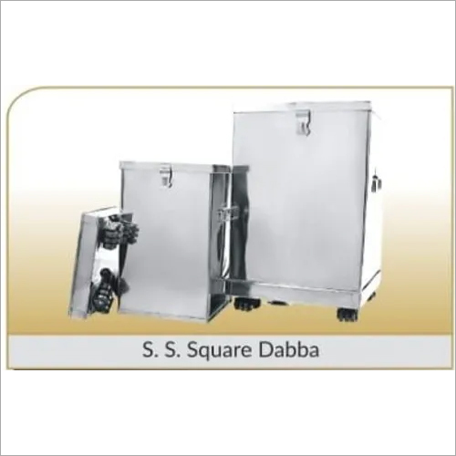 Steel Is Mirror Polished Storage Box Ss Square Commercial