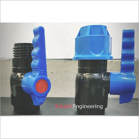 U-PVC Female Compression Ball Valve By KAIZEN ENGINEERING